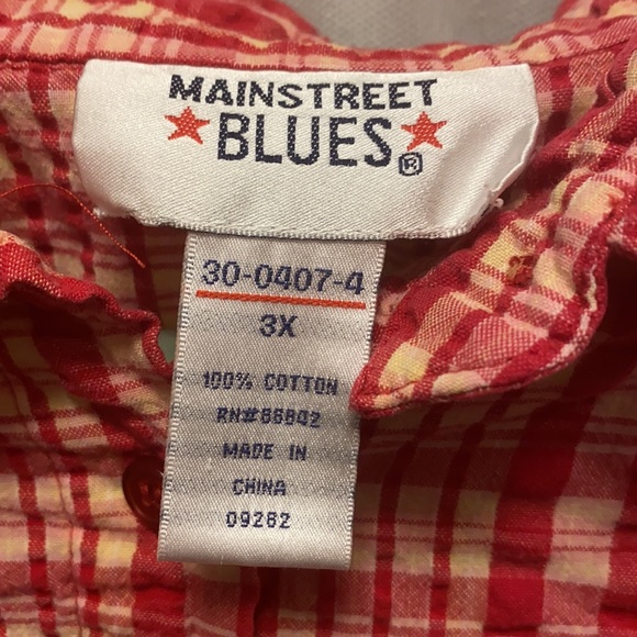 Woman’s 3x button up Blouse *Euc - Picture 2 of 6